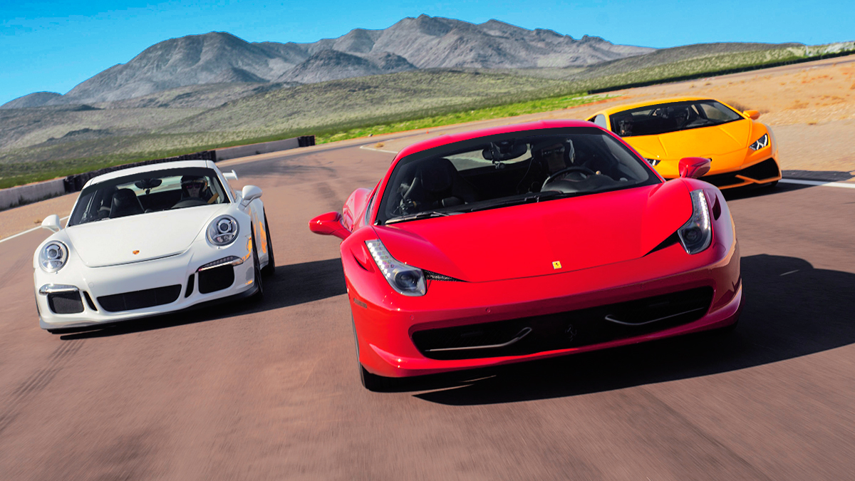 Conducir un Ferrari, un Lamborghini y un Porsche con GTEmoción